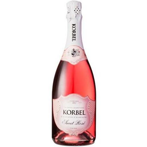 Add Korbel Rose Champagne - Floral Arrangement - Flower Delivery Brooklyn