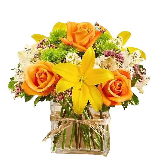 Fields of the World in Rectangle - Floral Arrangement - Flower Delivery Brooklyn