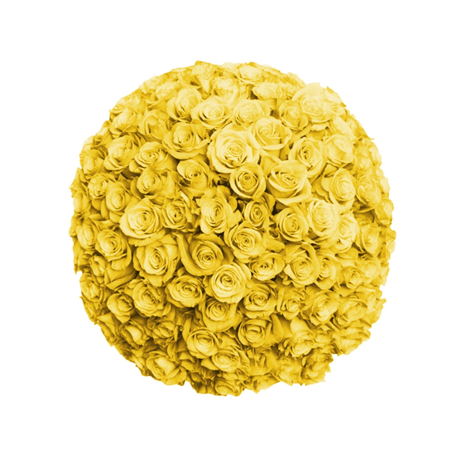 Fresh Roses in a Vase | 100 Yellow Roses - Floral Arrangement - Flower Delivery Brooklyn