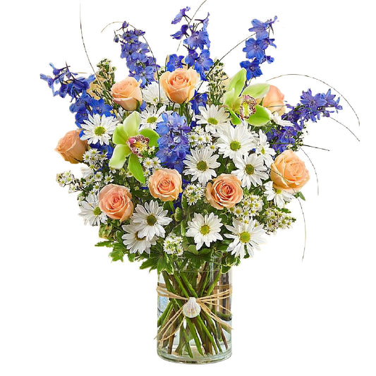 Sandy Dunes Deluxe - Floral Arrangement - Flower Delivery Brooklyn