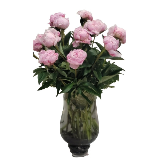 Splendid Peony Elegance - Floral Arrangement - Flower Delivery Brooklyn