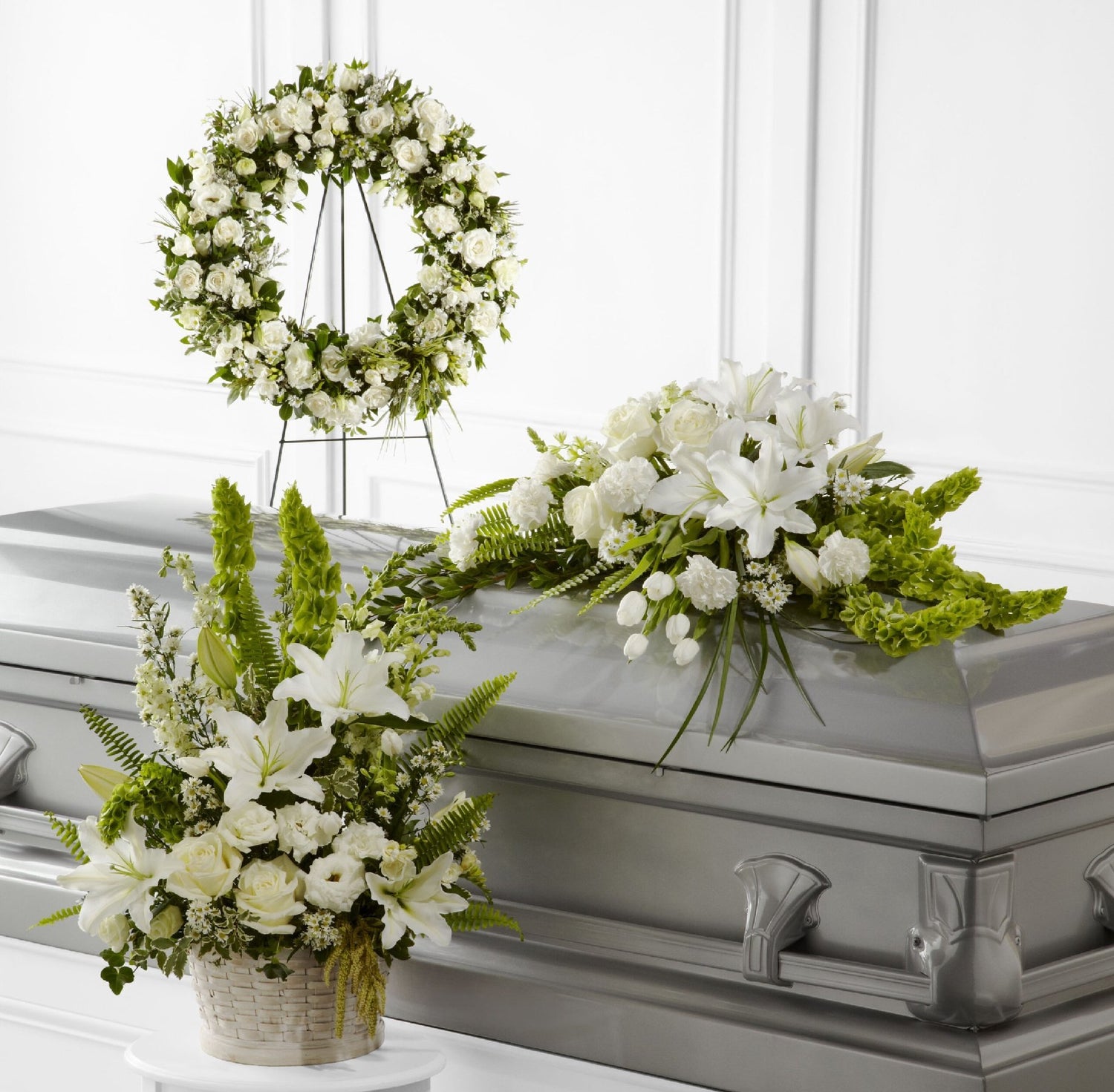 Funeral Floral Cross - Flower Delivery Brooklyn