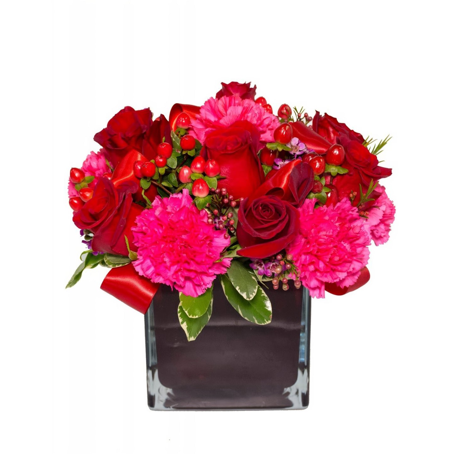 All Wrapped Up - Red - Floral Arrangement - Flower Delivery Brooklyn