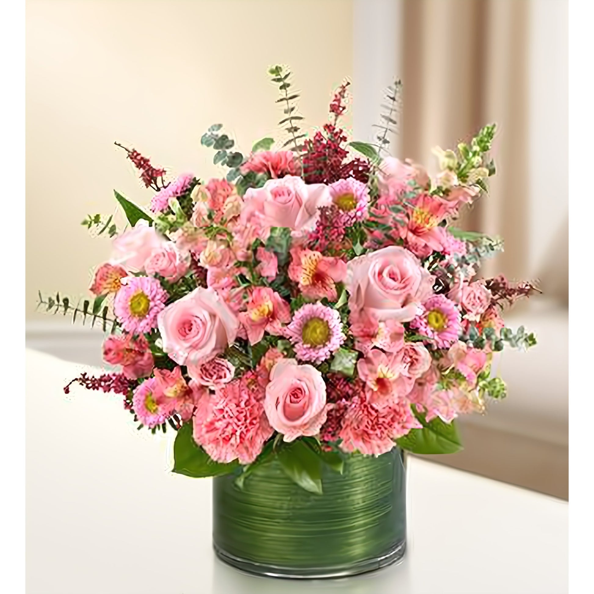 Cherished Memories - All Pink - Floral Arrangement - Flower Delivery Brooklyn
