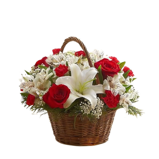 Fields of the World for Winter Basket - Floral Arrangement - Flower Delivery Brooklyn