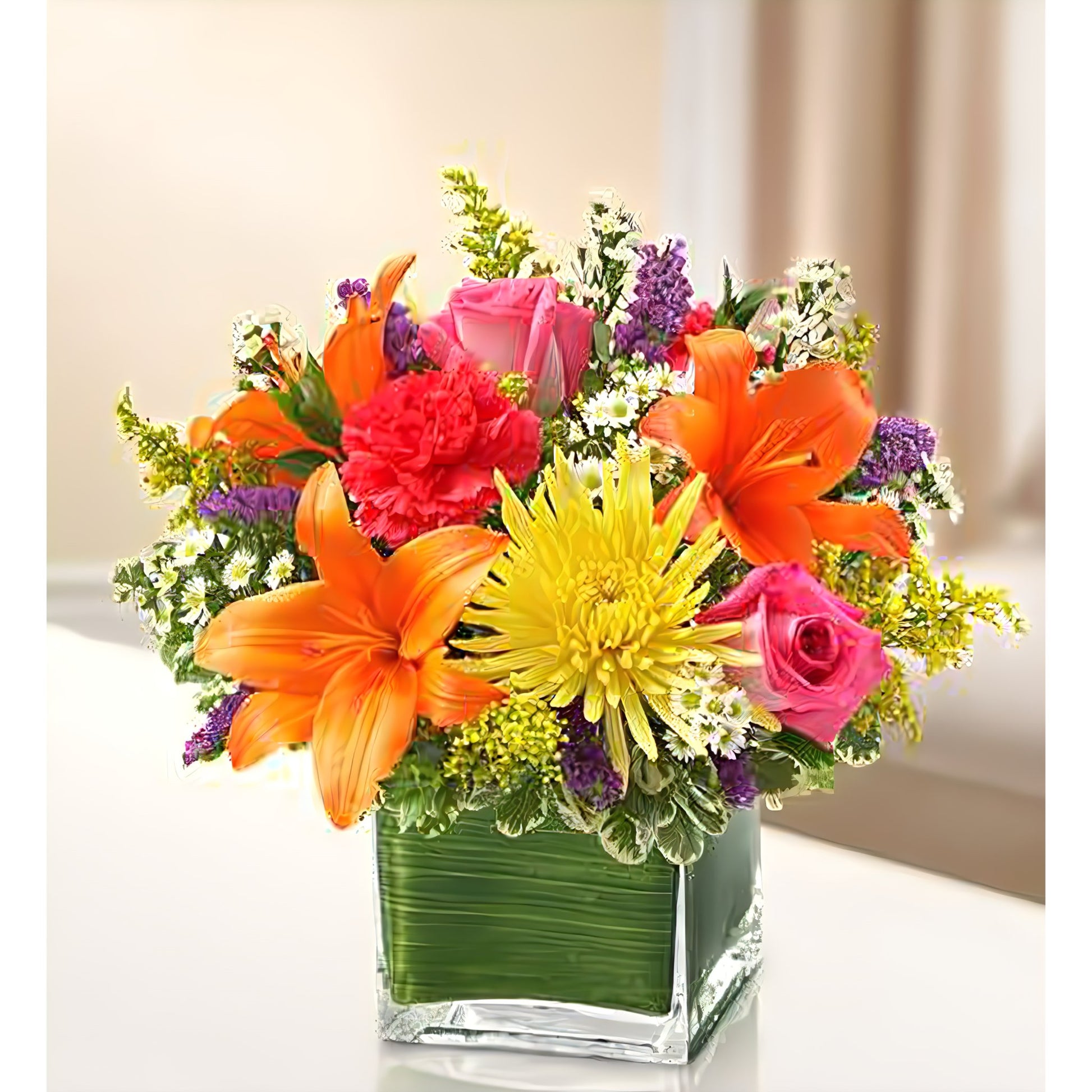 Healing Tears - Multicolor Bright - Floral Arrangement - Flower Delivery Brooklyn