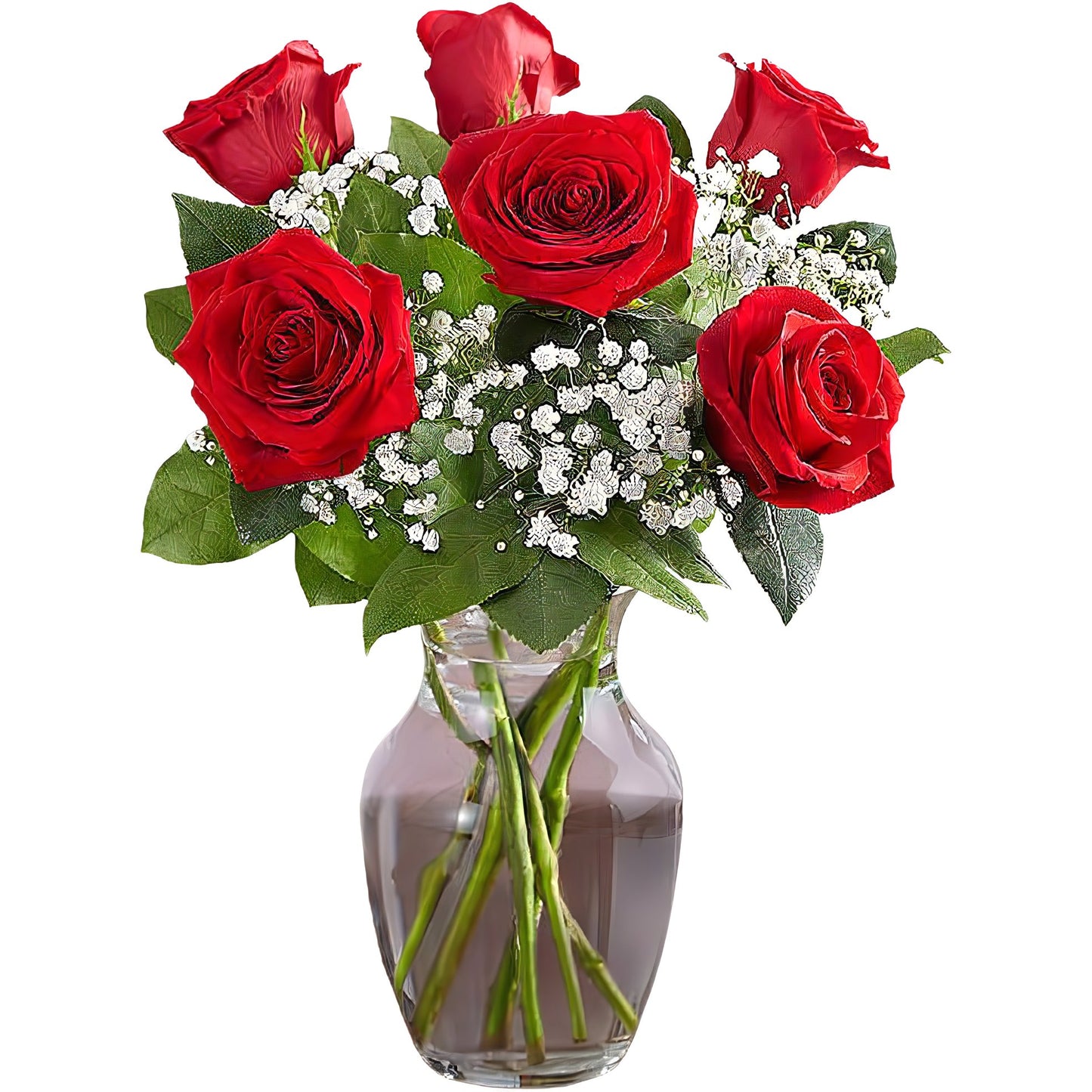 Love's Embrace Roses - Red - Floral Arrangement - Flower Delivery Brooklyn
