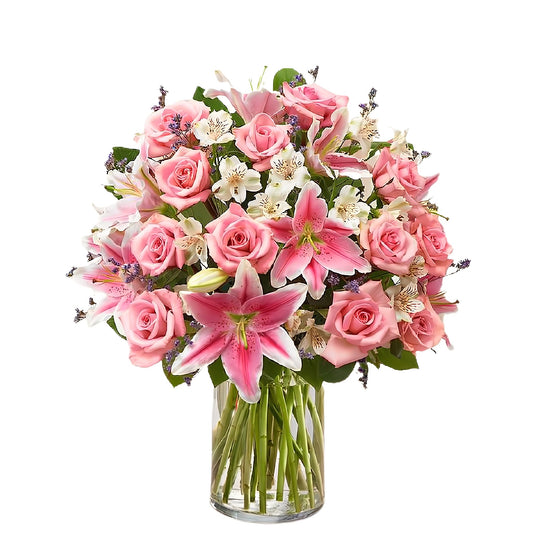 Pink Perfection - Floral Arrangement - Flower Delivery Brooklyn