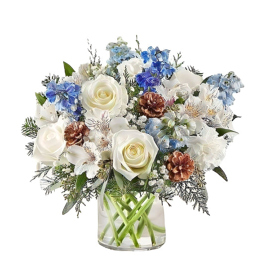 Winter Wonderful Bouquet - Floral Arrangement - Flower Delivery Brooklyn